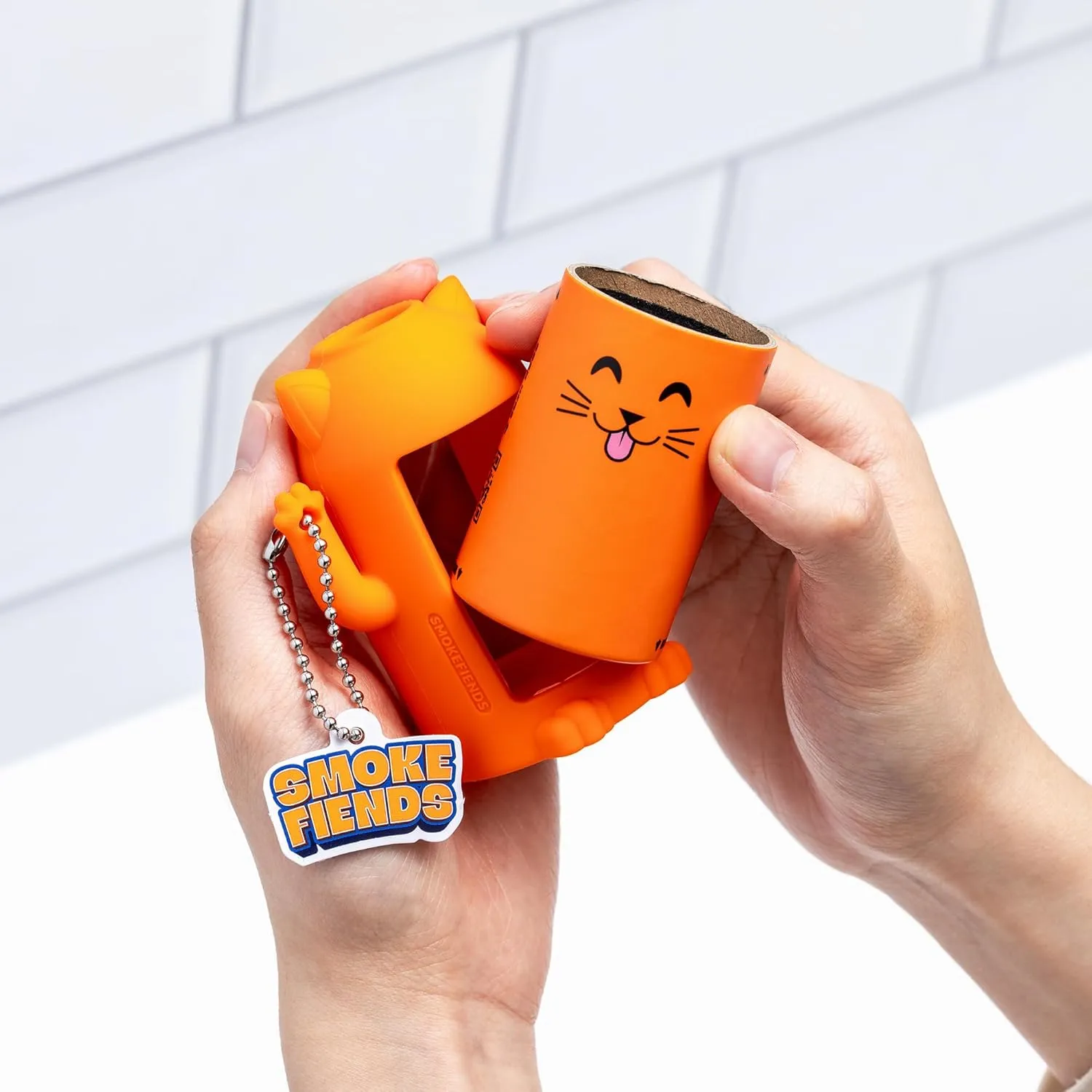 Portable & Eco-Friendly Personal Air Filter | Discreet HEPA & Carbon Filtration | Biodegradable & Up to 300  Uses | Keychain Design for On-the-Go Freshness (Catnip)