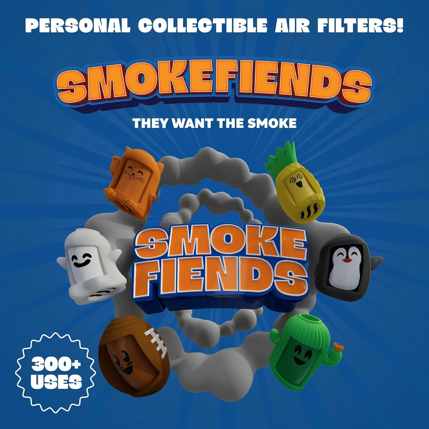 Portable & Eco-Friendly Personal Air Filter | Discreet HEPA & Carbon Filtration | Biodegradable & Up to 300  Uses | Keychain Design for On-the-Go Freshness (Catnip)