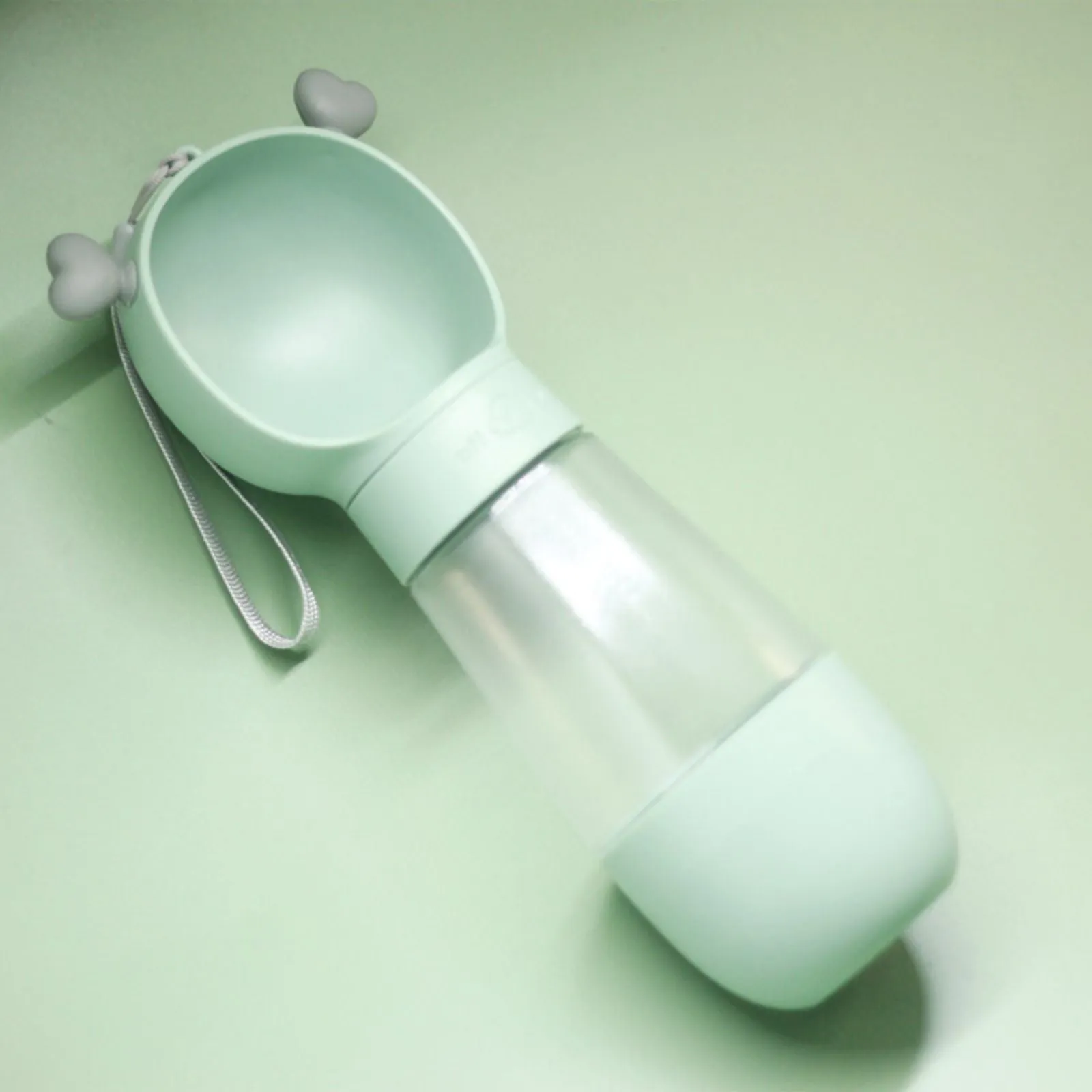Portable Dog Water Bottle with Food Container Leak Proof Dog Travel Water Dispenser for Walking, Hiking and Travel