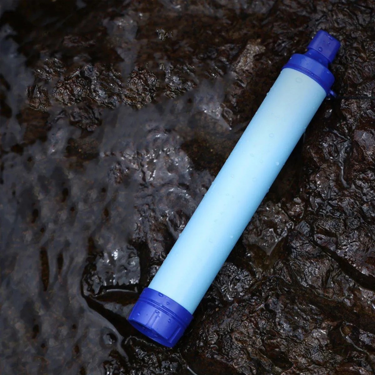 Portable Outdoor Camping Water Filter Straw Emergency Survival Purifier Tool