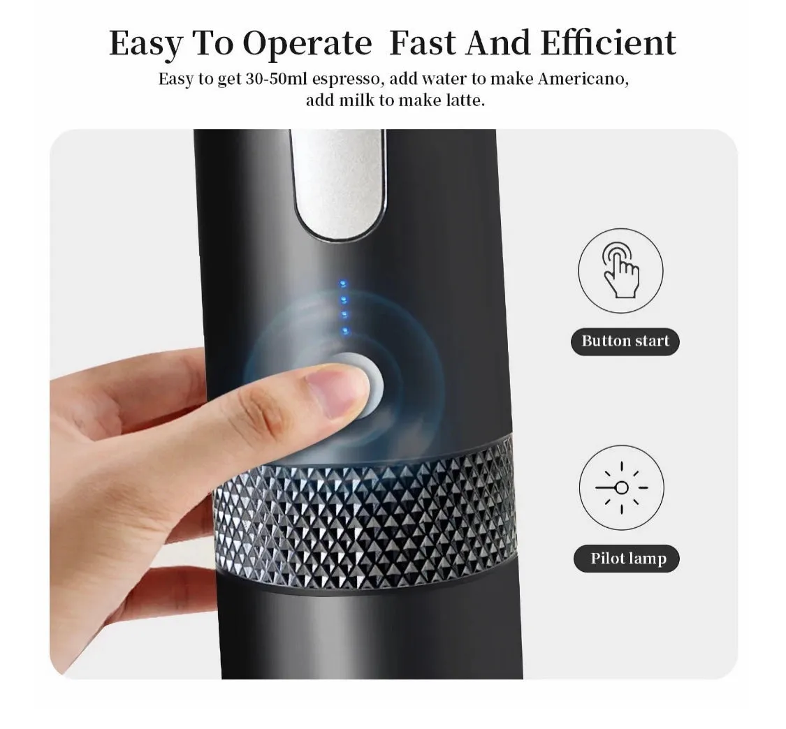 Portable Single Serve Coffee Maker Mini Espresso Machine Reusable Coffee Filter