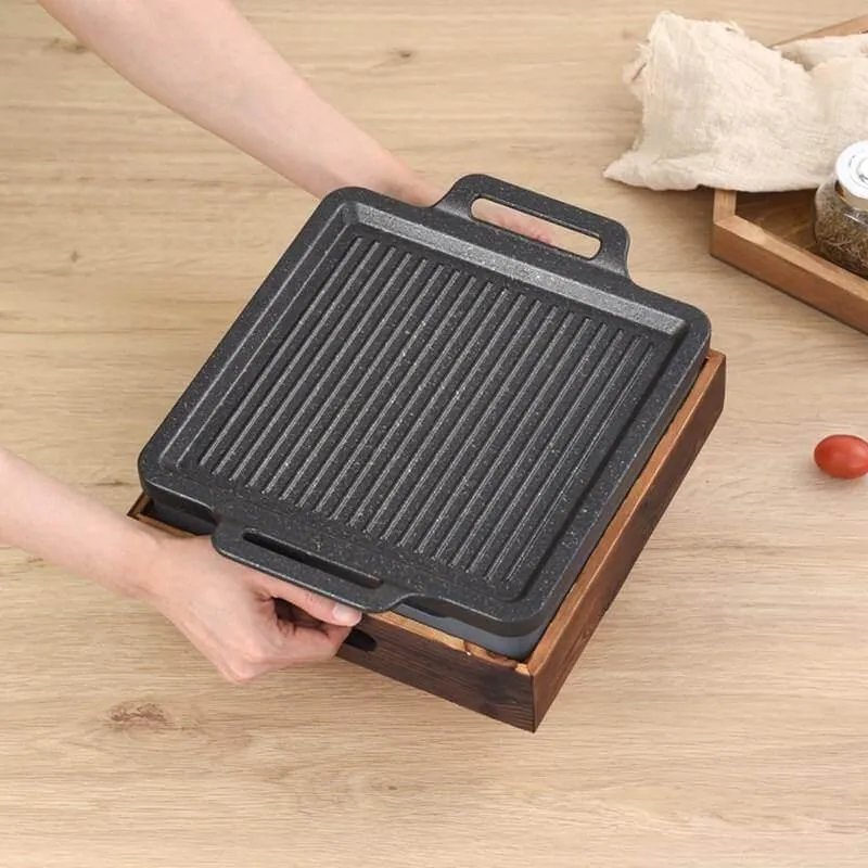 Portable Smokeless BBQ Grill - Non-Stick Japanese Style Grill