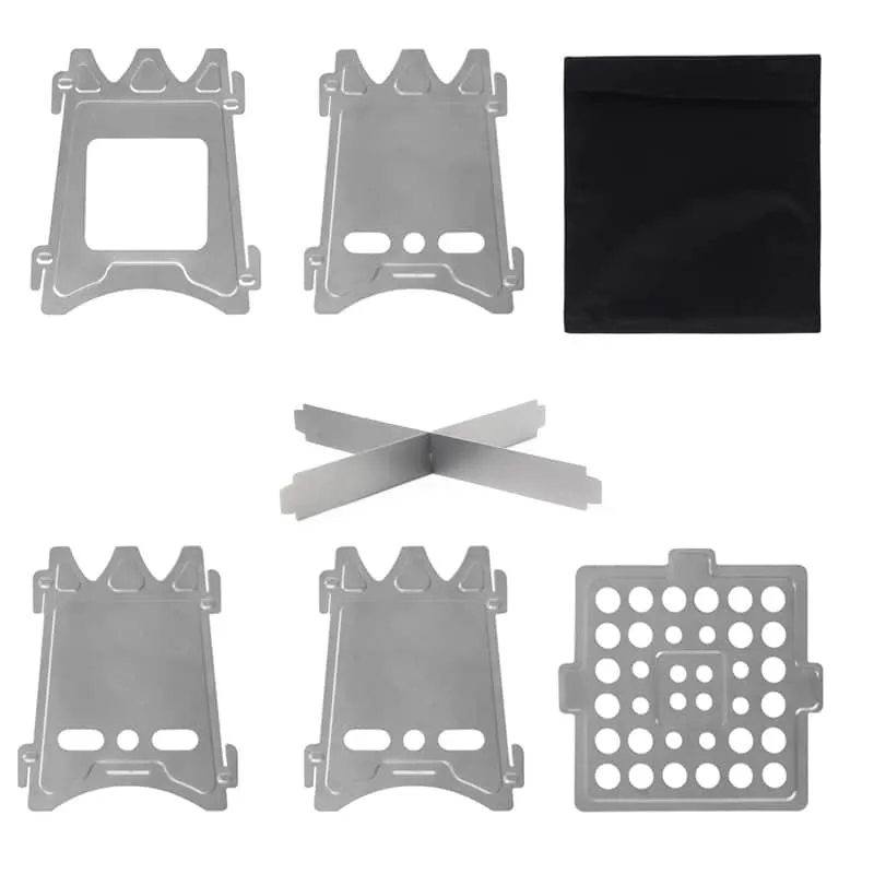 Portable Titanium Pocket BBQ Grills