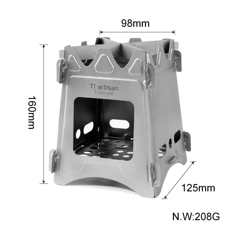 Portable Titanium Pocket BBQ Grills