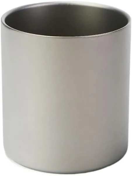 POVCZWXSS 1PC Outdoor Pure Titanium Water Cup Lightweight Portable Mug(450ml A)