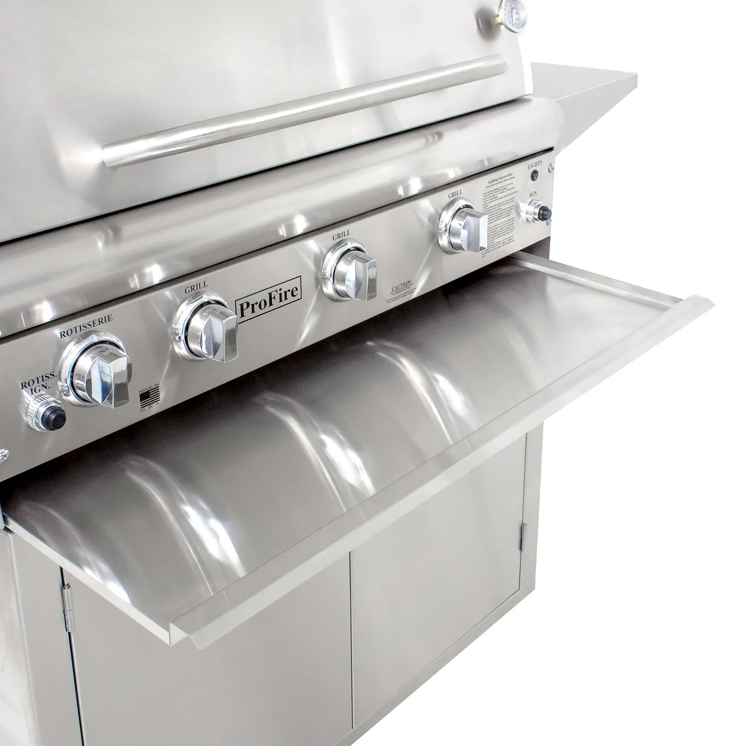 ProFire | Pro Deluxe Series 27" Gas Grill & Rotisserie