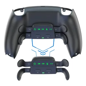 Programmable Back Paddles for PS5 Controller, Rise 4.0 Remap Kit for PS5 Controller BDM-010 & 020 & BDM-030 & 040, Upgrade 4 Back Buttons Support Mapping, Auto Turbo, Combo Function