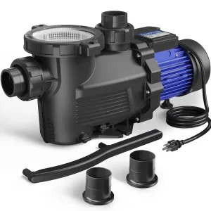 PSP100 1 HP 115V Pool Pump Single Speed, 6100 GPH