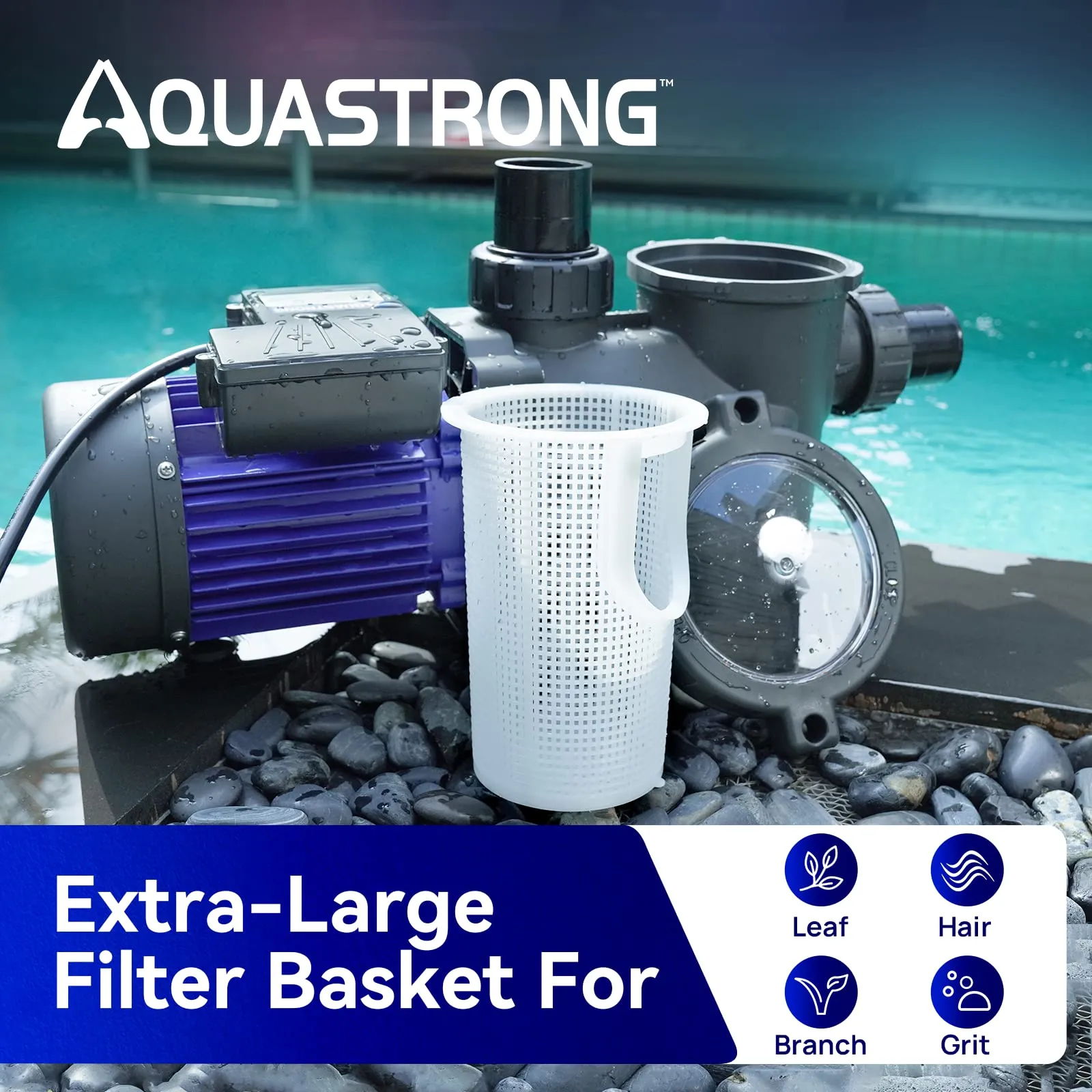 PSP300T-LV 3 HP 115V Pool Pump with Timer, 9350 GPH