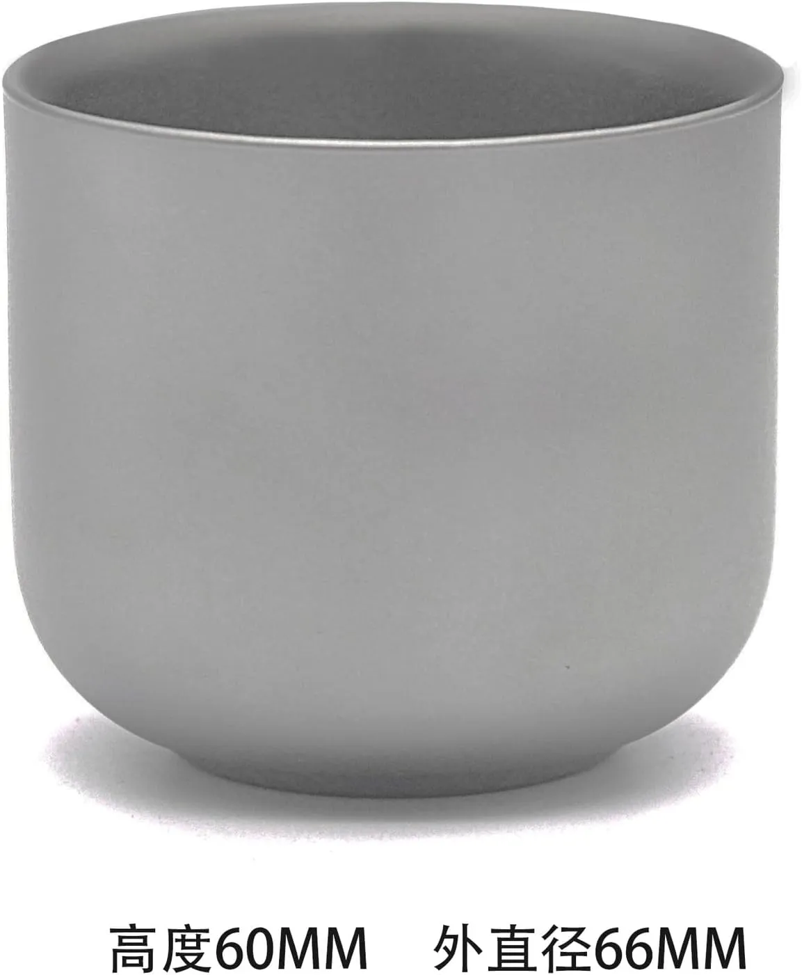 Pure titanium outdoor portable camping water mug beer mug milk mug(125ml)