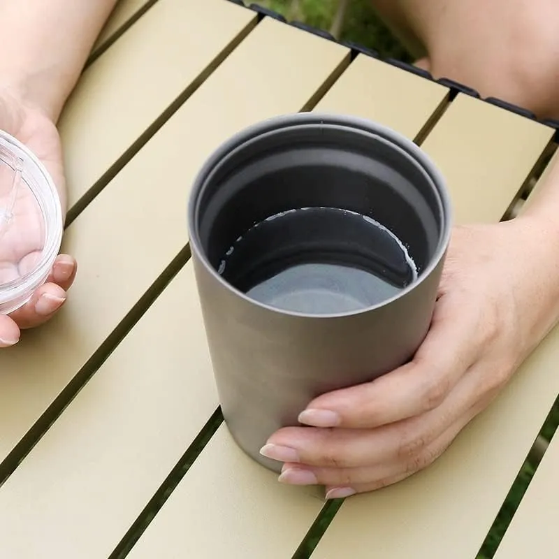 Pure Titanium Water Cup 400ML Portable Car Coffee Cup