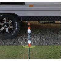 Puretec Caravan Inline Filter with Brass Hose Connectors