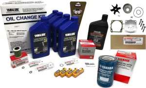 PWC Parts Co YAMAHA 2006  F150 F150XB Oil Change Lower Unit Gear Lube Spark Plugs Fuel Filter Water Separator Maintenance Kit