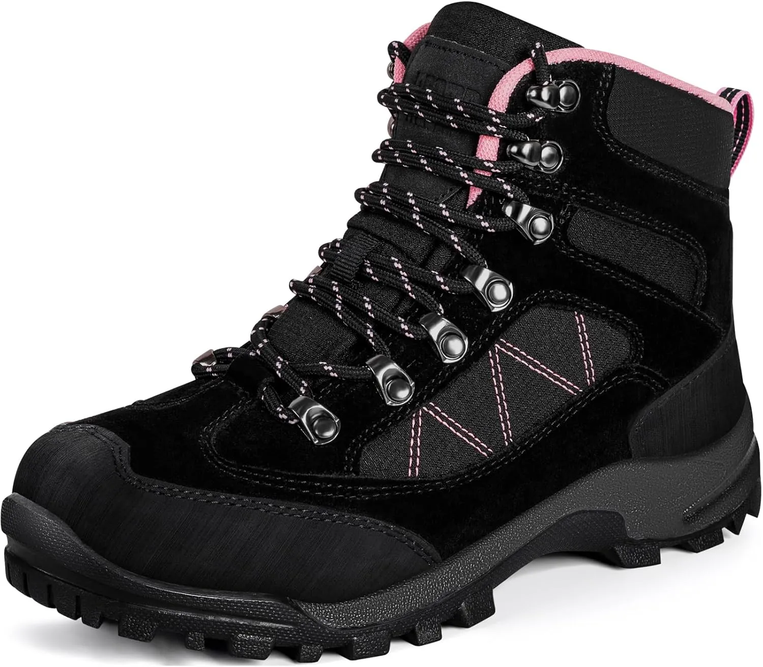 R CORD Hiking Boots Women Waterproof Ankle Support Womens Hiking Boots Backpacking Boots Breathable Non-slip Durable Boots for Outdoors