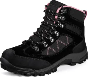 R CORD Hiking Boots Women Waterproof Ankle Support Womens Hiking Boots Backpacking Boots Breathable Non-slip Durable Boots for Outdoors