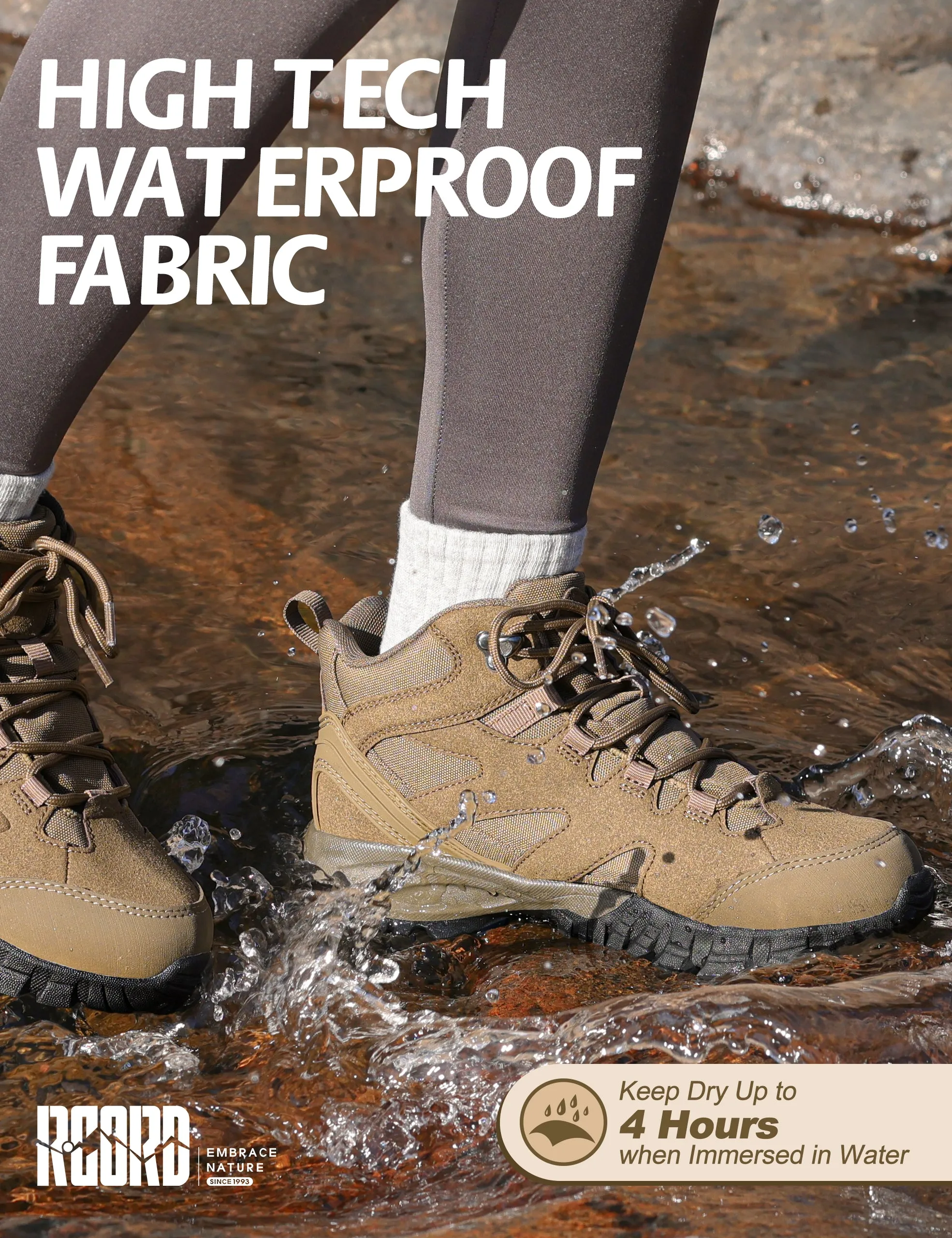 R CORD Womens Hiking Boots