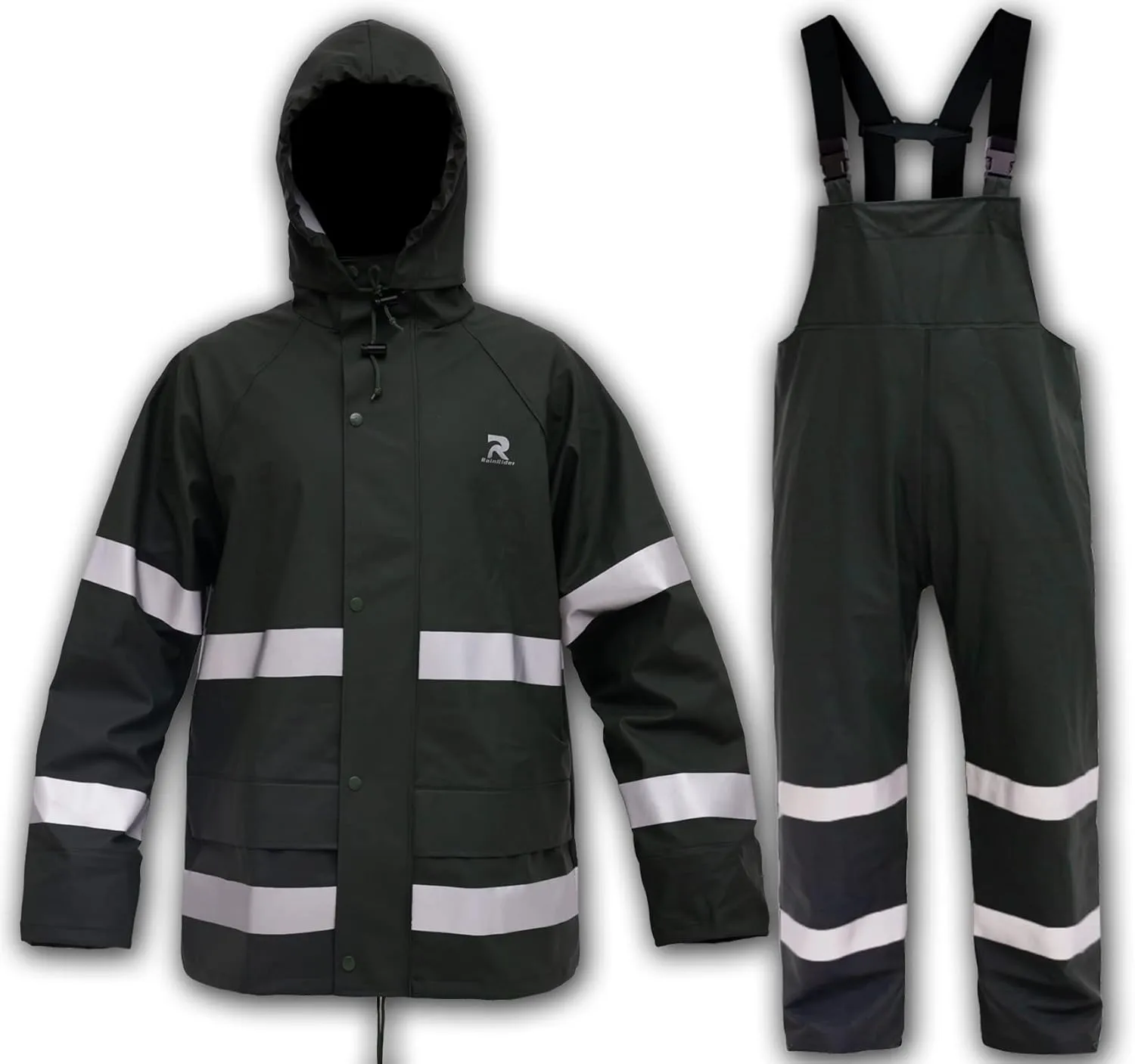 Rain Suits for Men Waterproof Rain Jacket Coat Pants Heavy Duty Women Fishing Rain Gear Workwear
