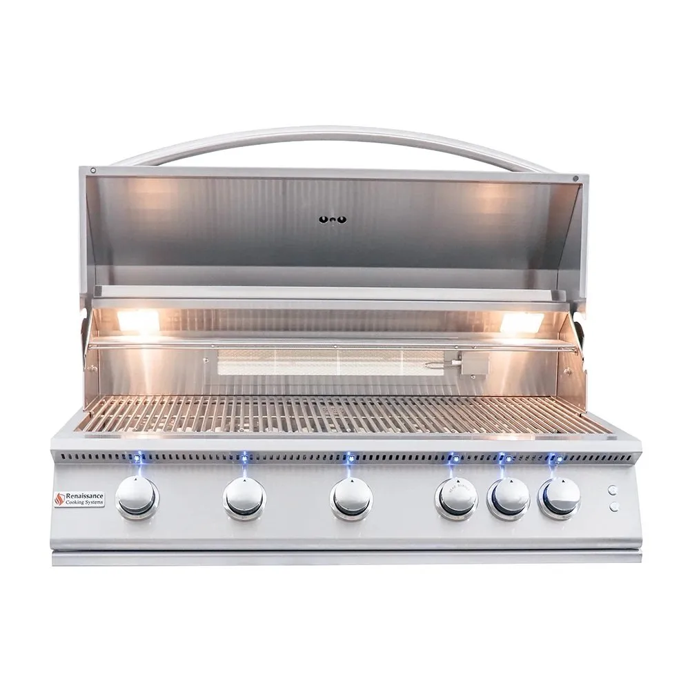 RCS | Premier 40" 4-Burner Grill with Rear Infrared Burner