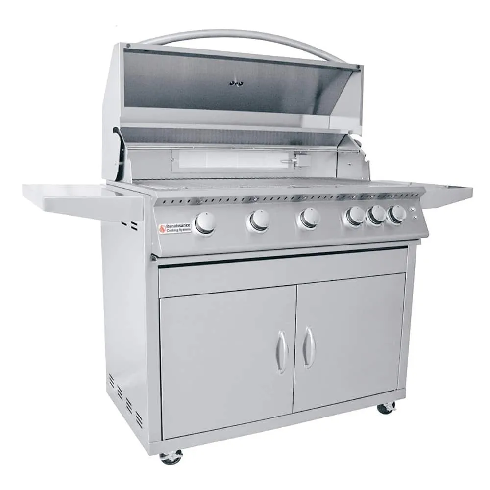 RCS | Premier 40" 4-Burner Grill with Rear Infrared Burner