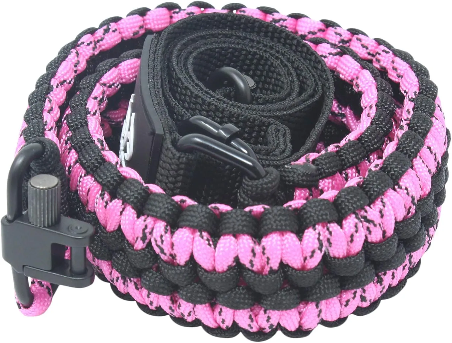 Realtree Paracord Traditional 2 Points Gun Sling 550 Adjustable w/Swivels and Adapter. Officially Licensed Outdoor Sling. Perfect for Hunting and Survival Use. Super
