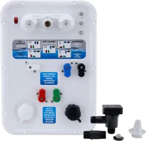 RecPro RV Water Management Panel | Nautilus P1 | 8-Function City-Water Fill (Yes, Include Install Kit) | Made in USA