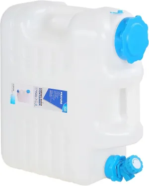 REDCAMP 5 Gallon/18.5L Portable Water Container with Spigot - Camping & Emergency Water Storage for Car, Hiking, Hurricane Supplies