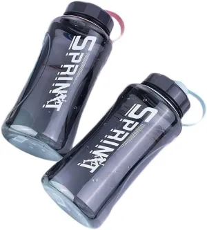 Refillable Water Bottles 2Pcs Large Water Bottle With Filter And Handle, Sports Water Bottles Drop-Proof Drinking Bottles For Outdoor 1200ml/40oz Sports Water Bottle (Color : Blue pink)