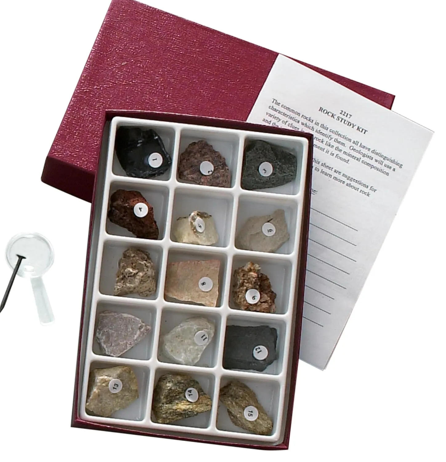 Rock Study Kit, Set of 15 - 2217