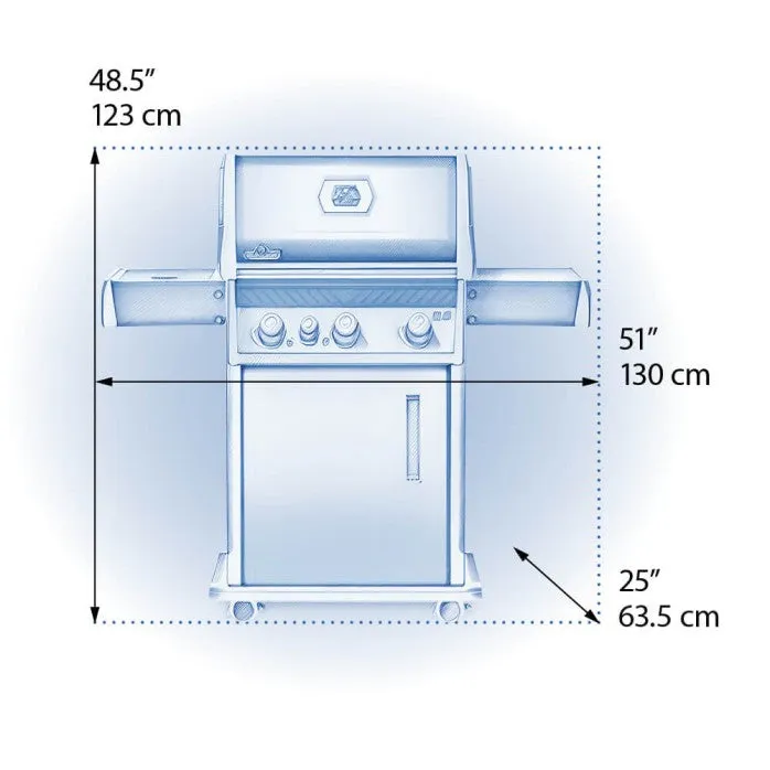 Rogue® XT 425 Gas Grill with Infrared Side Burner