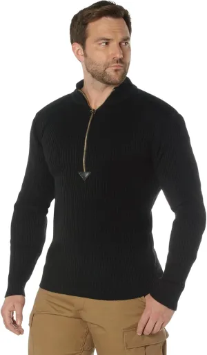 Rothco 1/4 Zip Acrylic Commando Sweater