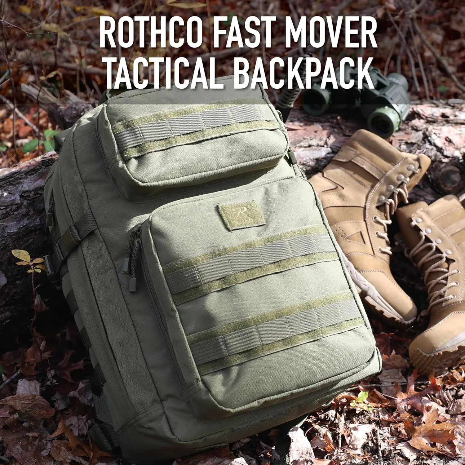 Rothco 22970: Midnight Camo Fast Mover Tactical Backpack