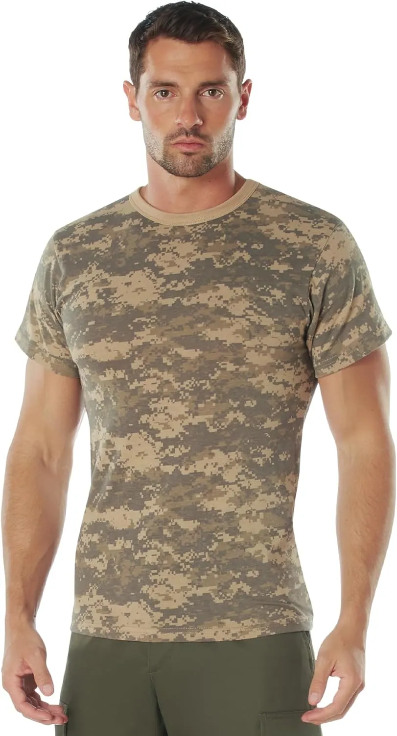 Rothco Camo T-Shirt - Comfortable, Tough and Long Lasting
