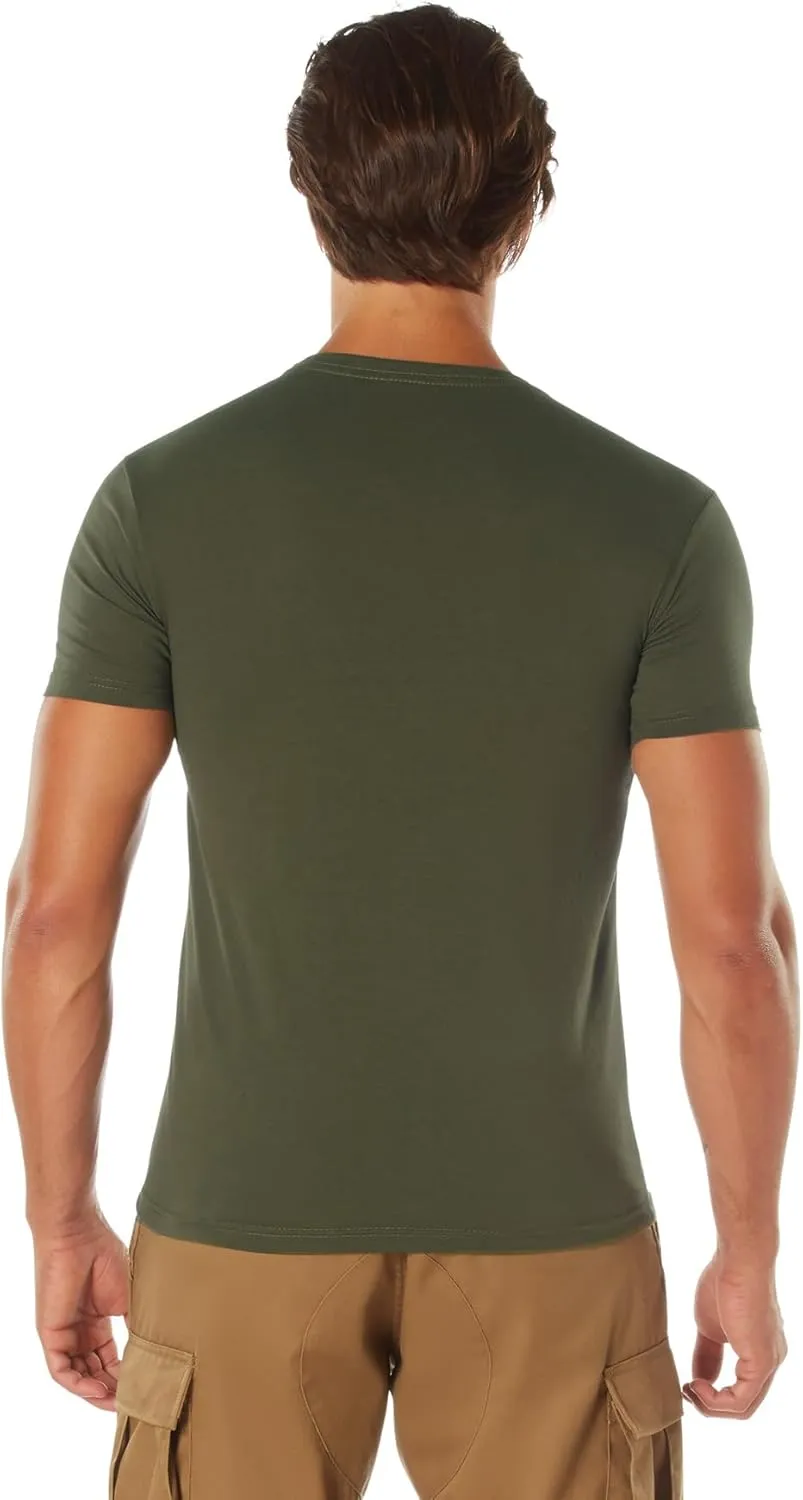 Rothco Distressed US Flag Athletic Fit T-Shirt - Comfort Short Sleeve Graphic Tee