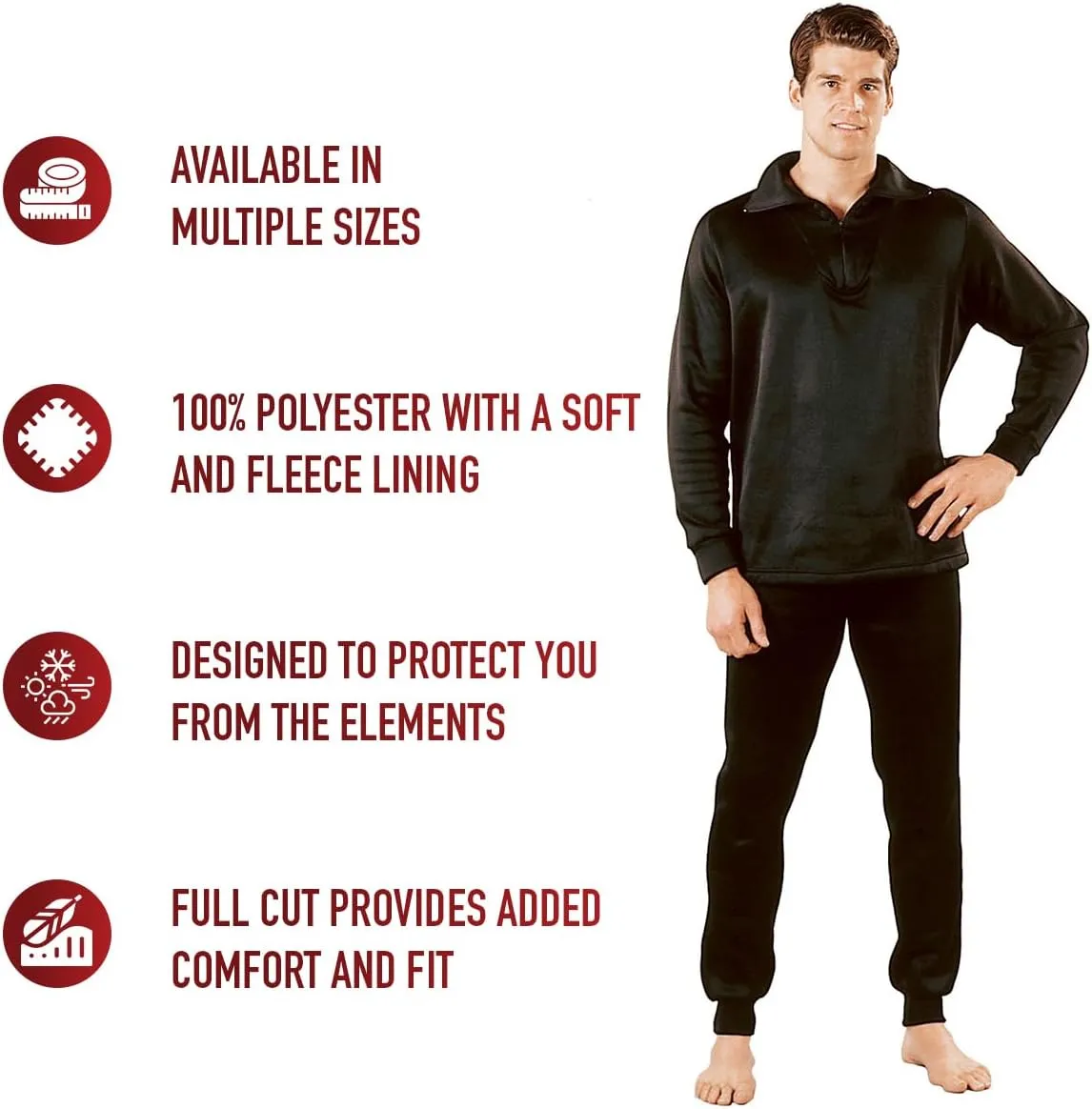 Rothco ECWCS Poly Underwear Bottoms - Insulated Comfortable Cold Weather Base Layer