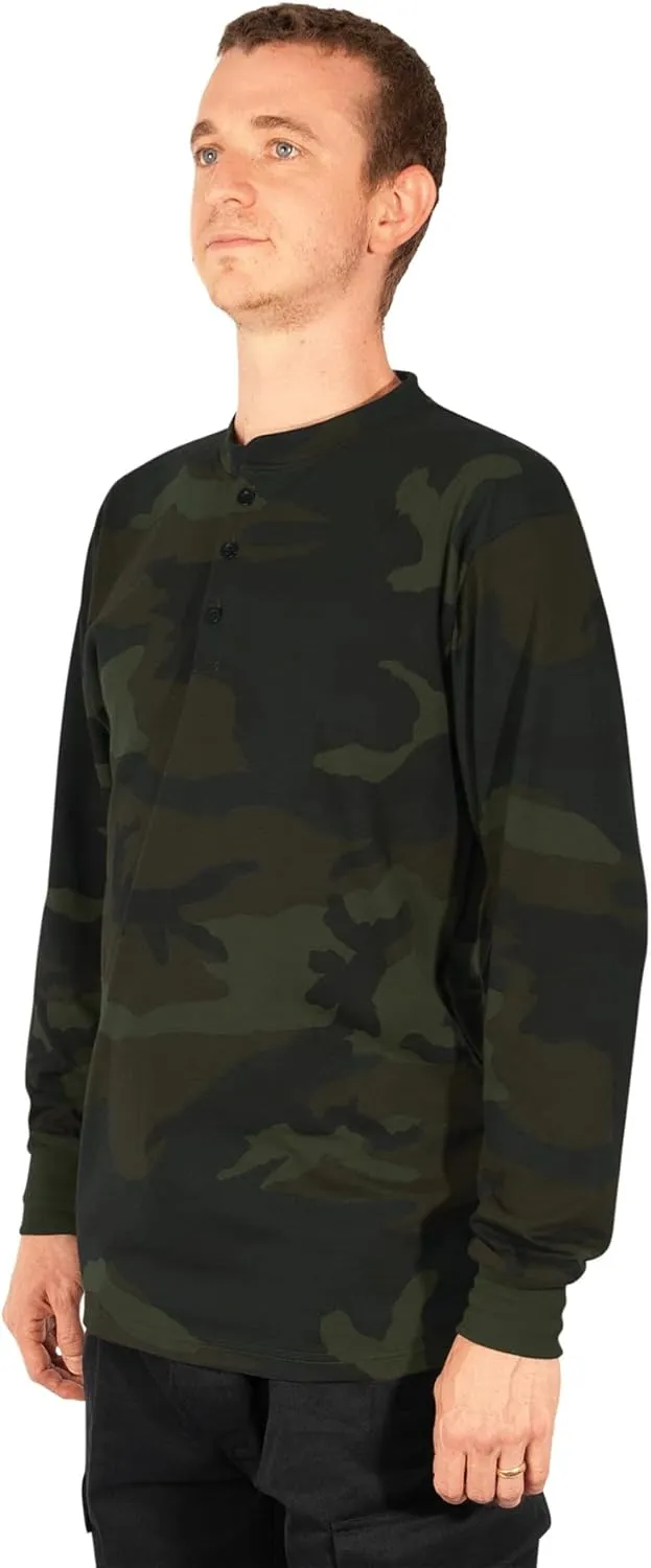 Rothco Long Sleeve Henley Shirt