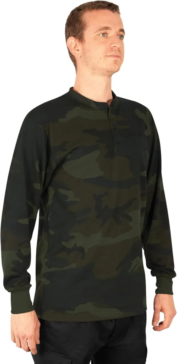 Rothco Long Sleeve Henley Shirt