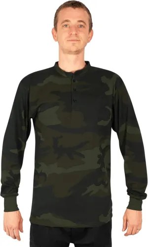 Rothco Long Sleeve Henley Shirt