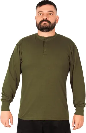Rothco Long Sleeve Henley Shirt