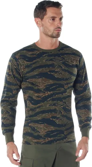 Rothco Mens Long Sleeve Color Camo T-Shirt