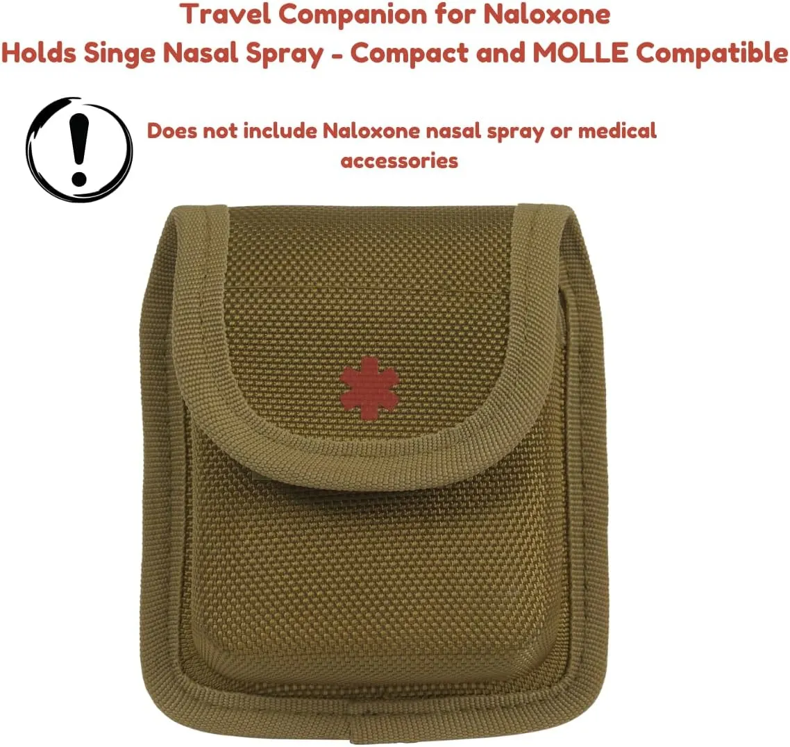 Rothco Nasal Spray Pouch – Hard Molded Nasal Spray Pouch – 4” X 4.5” X 1.5”