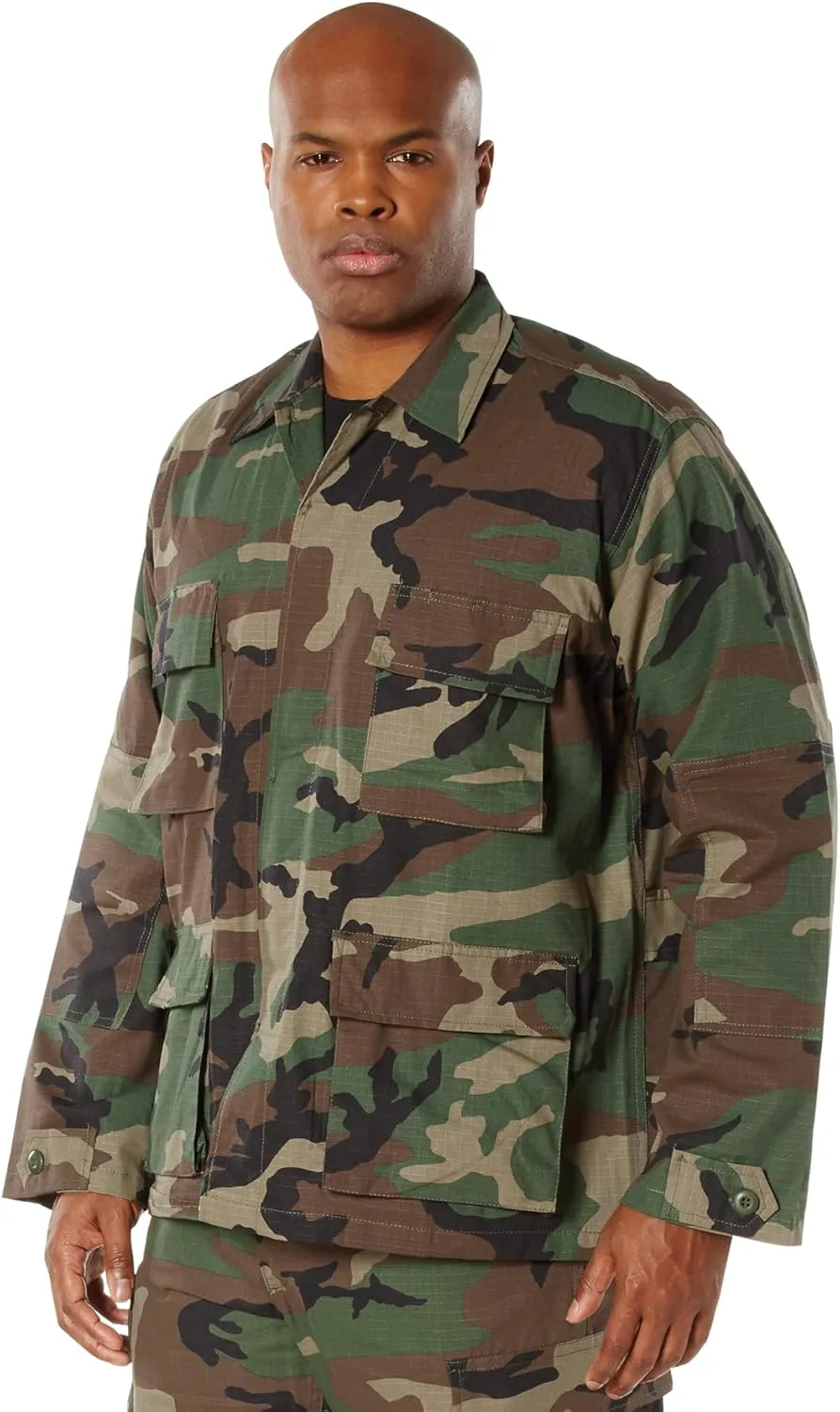 Rothco Rip-Stop BDU Shirt - Durable Uniform Essential in 100% Cotton Rip Stop