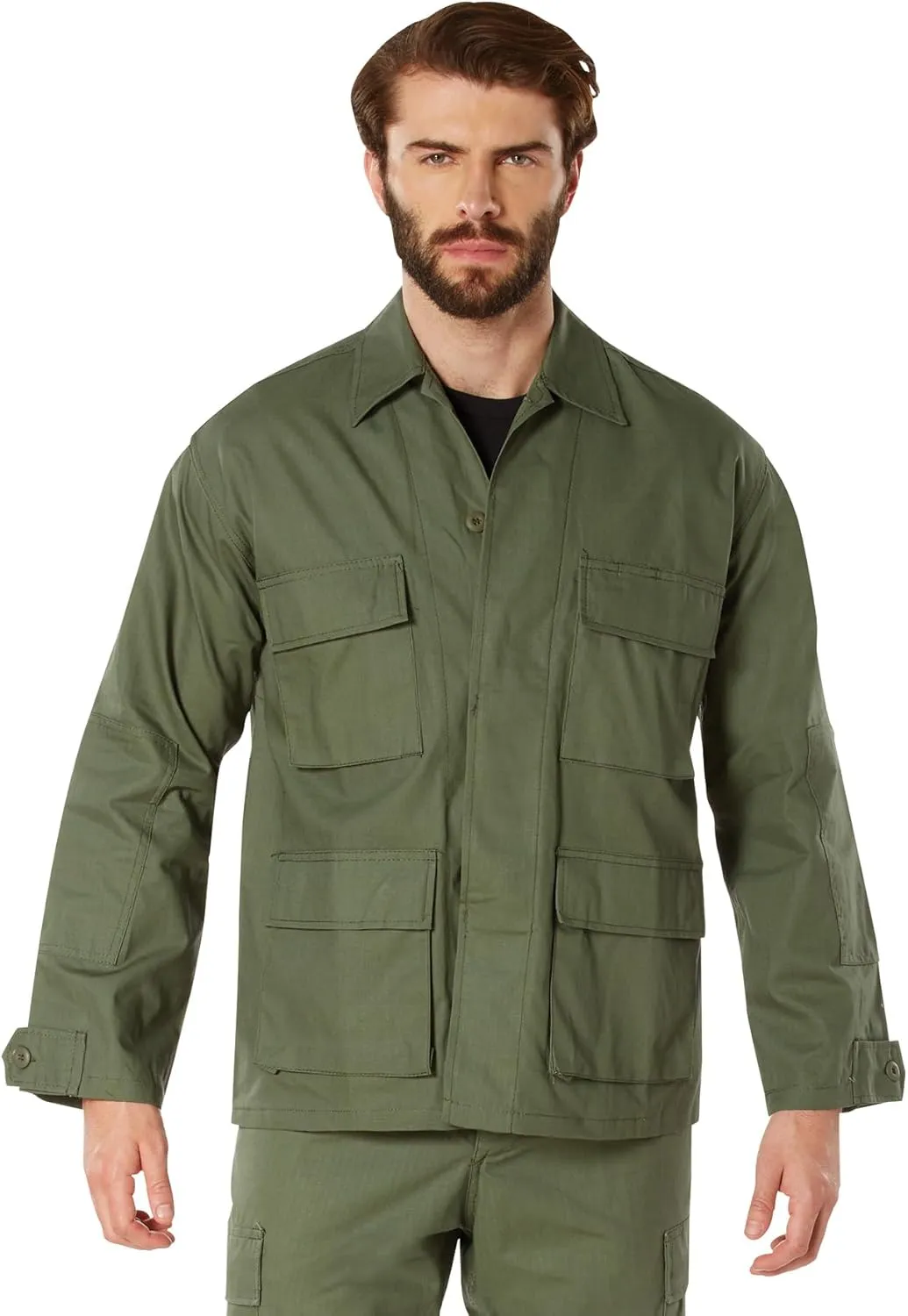 Rothco Rip-Stop BDU Shirt - Durable Uniform Essential in 100% Cotton Rip Stop