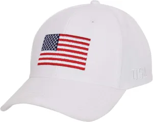 Rothco USA Flag Low Profile Cap - Patriotic Adjustable Baseball Cap with American Flag Embroidery