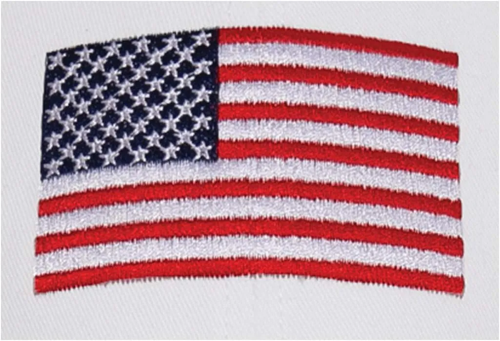 Rothco USA Flag Low Profile Cap - Patriotic Adjustable Baseball Cap with American Flag Embroidery