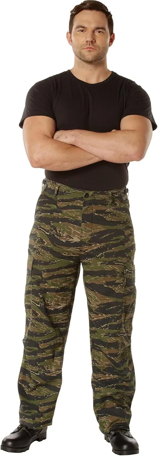 Rothco Vintage Vietnam Rip-Stop Fatigue Pants Camo Cargo Pants