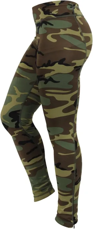 Rothco Womens Camo Performance Workout Leggings