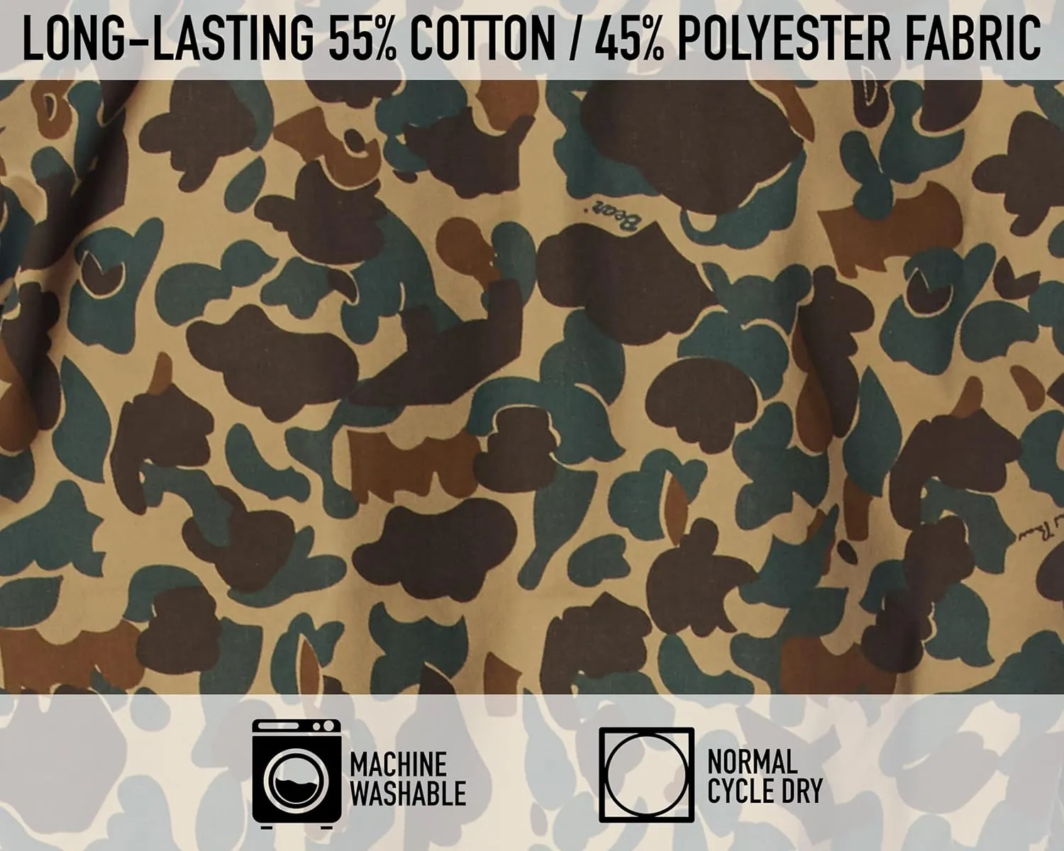 Rothco X Bear Archery Fred Bear Camo BDU Shirt – Long Sleeve Hunting Shirt – Utility Pockets for Bowhunting Gear