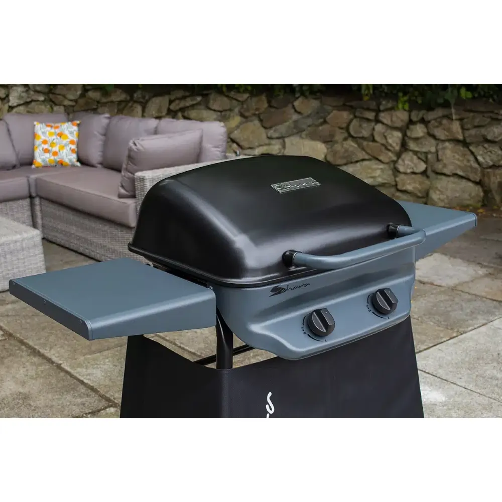 Sahara Rapid Assembly Gas 2 Burner BBQ