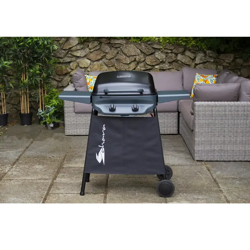 Sahara Rapid Assembly Gas 2 Burner BBQ