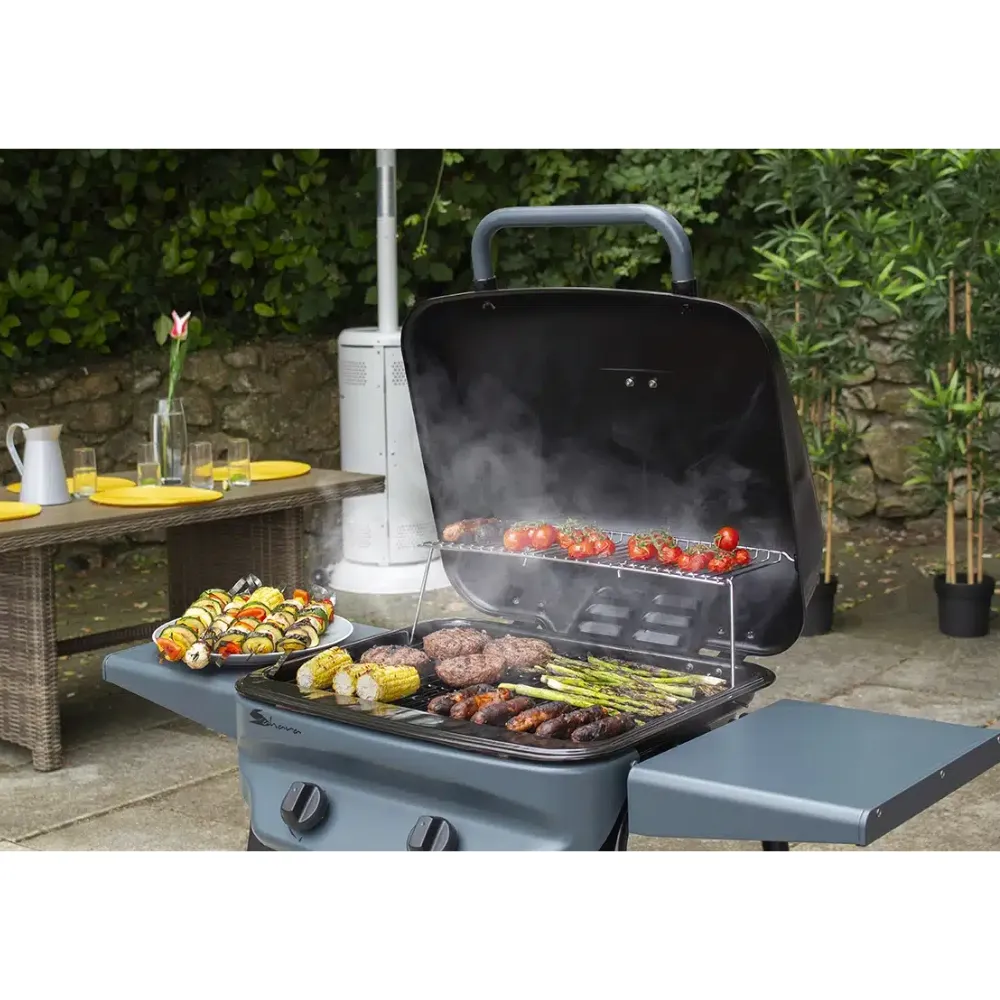 Sahara Rapid Assembly Gas 2 Burner BBQ